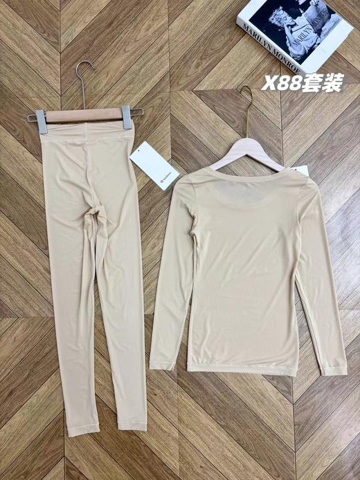 D120830新款轻便无痕蓄热玻尿酸保暖内衣套装女 商品图8