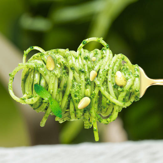 良工坊罗勒松子青酱意面124g 意大利面速食 商品图3