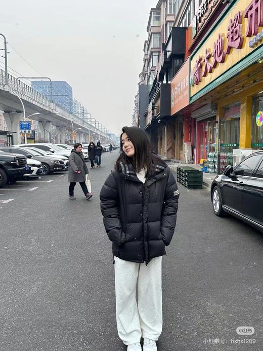 D120864秋冬新款可拆式衣袖连帽羽绒服周冬雨同款 商品图5