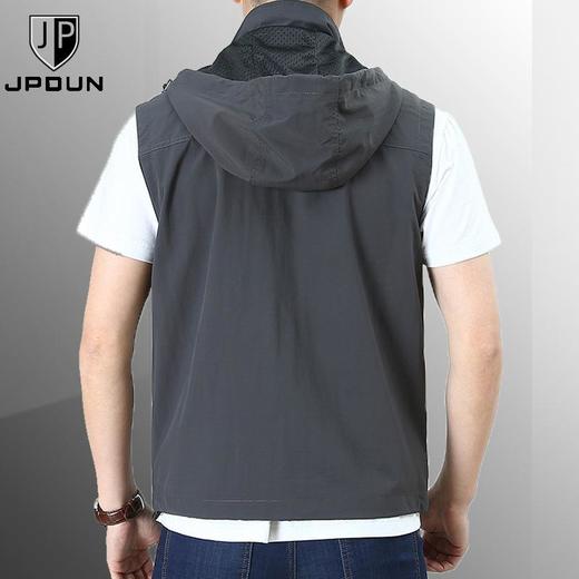 男士春秋季马甲薄款日系夹克潮流工装机能风无袖坎肩背心马夹 商品图3