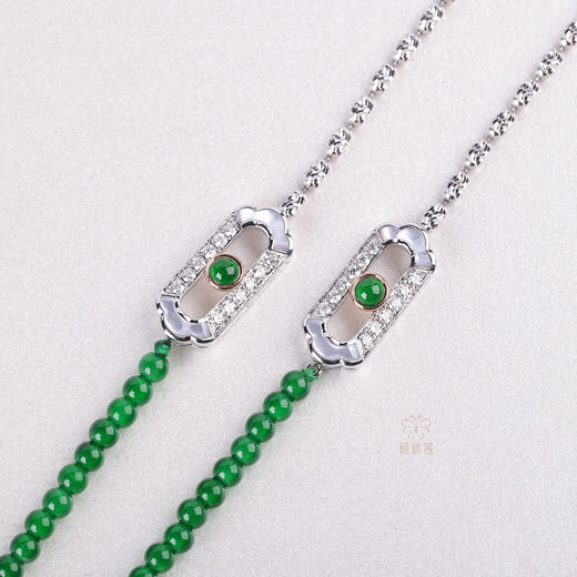 【青春】时尚翡翠米珠项链-XL12407078 商品图3