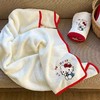 【YW】无忧购39元2套ins风kt猫浴巾毛巾套装女生宿舍家用珊瑚绒吸水速干不掉毛毛巾65535（截单后3-5天发货) 商品缩略图2