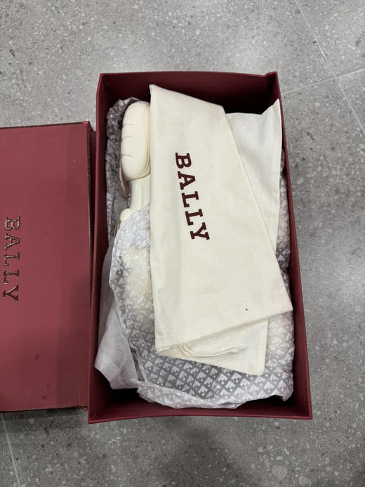 正品 BALLY巴利 时尚运动 低帮跑步鞋 女款 白红 全新破盒 尺码38码0899 商品图5