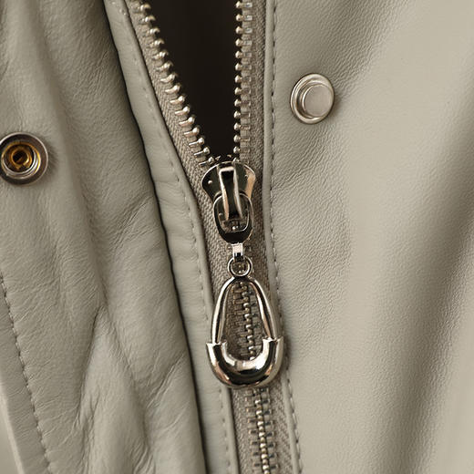 丁摩 绵羊皮真皮羽绒服鹅绒服美拉德海宁皮草外套QH2465 商品图3