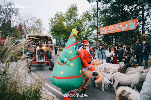 早鸟限时1周抢【麓湖麓客岛+荒野之国】麓客岛+荒野之国双人双园圣诞早鸟88元抢，圣诞节来麓湖，荒野雪村、森林木屋、动物互动、拖拉机巡游、圣诞岛集、爵士音乐会~~ 商品图3