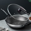 炊大皇 炒锅 316不锈钢炒菜锅双面蜂窝纹不粘炒锅32cm 可立锅盖CG32SY 商品缩略图4