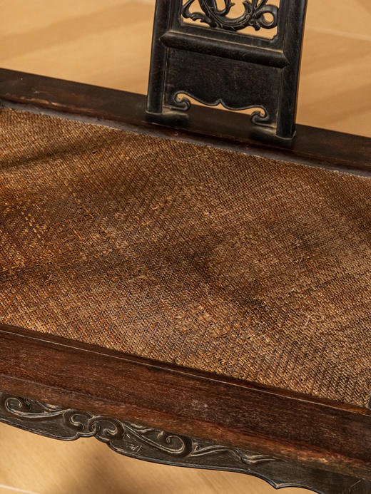 清	红木三攒靠背透雕螭龙纹圈椅（一对） 商品图2