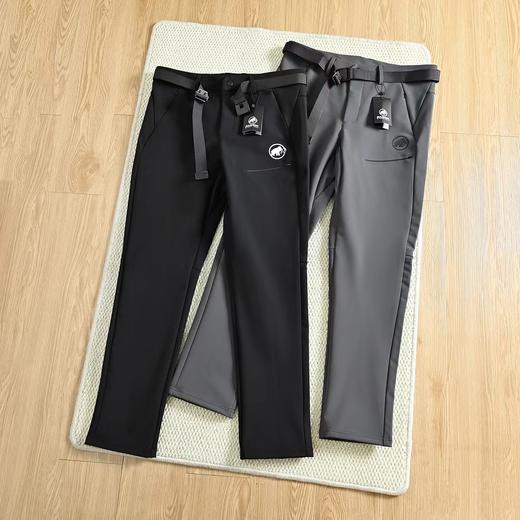 D120829新款2025冬季户外运动休闲加绒软壳冲锋裤男款 商品图5