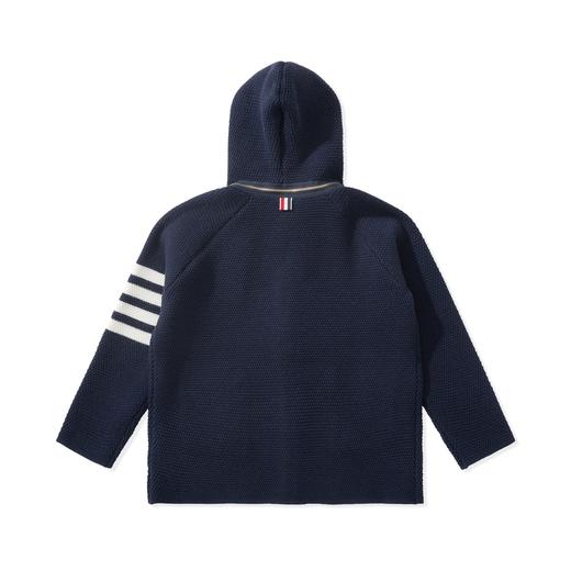 中性款厚款可拆卸帽针织毛衣外套la022 商品图1