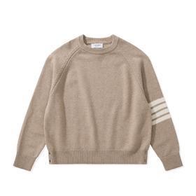 中性款四道杠针织毛衣zh022