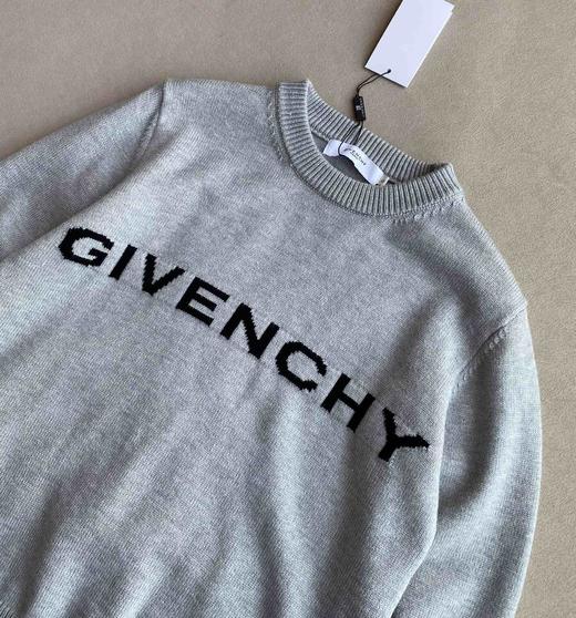 D120812秋冬新品联名款织花圆领针织套头毛衣男女同款 商品图2