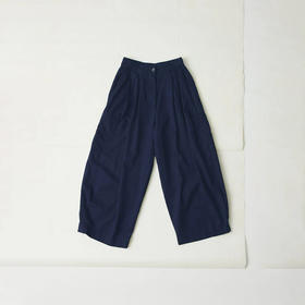 TOAST Indigo Cotton Twill Wide Leg Trousers 女装牛仔阔腿裤