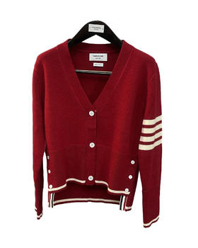 女款卡通刺绣羊毛针织毛衣开衫ho022