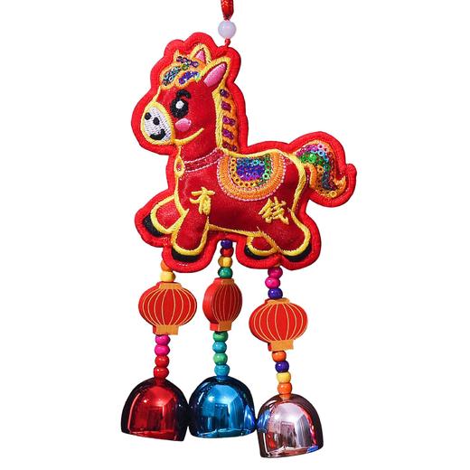 2026新款【马年中国风香囊】香包铃铛挂件 中国红网红香包流苏挂件车挂  商品图4