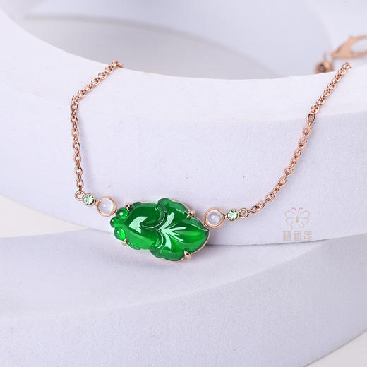 【鱼悦】翡翠鱼项链-XL12410069 商品图3