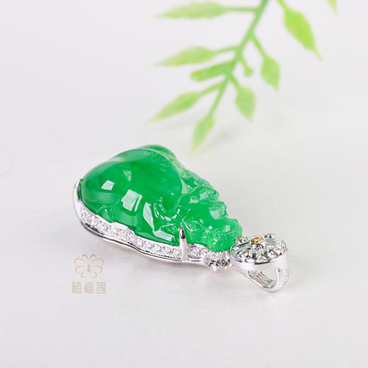 【牛气冲天】翡翠坠   GZ12504029M 商品图3