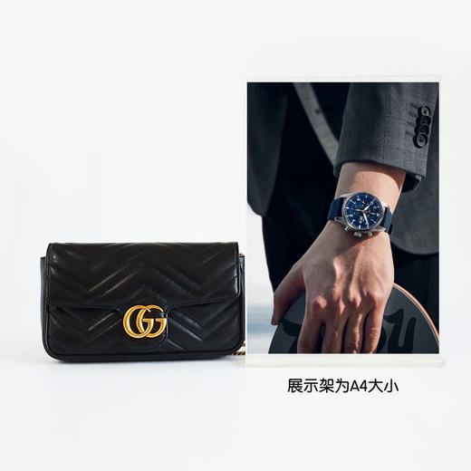 【95新】Gucci 古驰Marmont系列751526黑金马蒙二合一链条包单肩斜挎包女士 031225AK17 商品图9