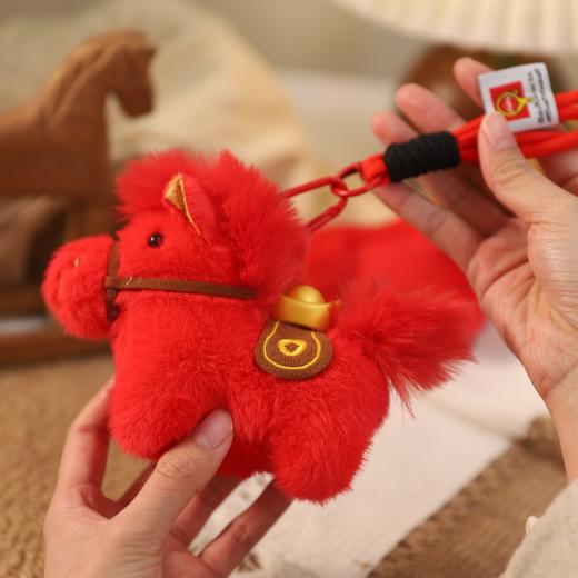 明星同款九华山  小马毛绒挂件 包包钥匙扣手机车上挂件 下单送龙虾扣 商品图5