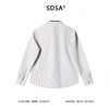 9213SDSA男士秋冬新款痞帅男装复古简约拼接撞色翻领衬衫百搭时尚衬衣 商品缩略图5