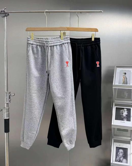 D120850银狐绒加绒秋冬男士运动束脚卫裤休闲裤 商品图0