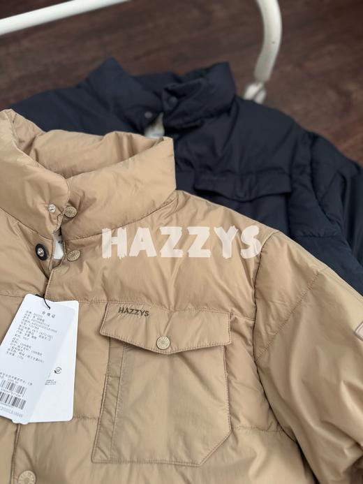 哈吉斯男士羽绒服秋冬季时尚运动立领纯色肌理感保暖面包服 商品图3