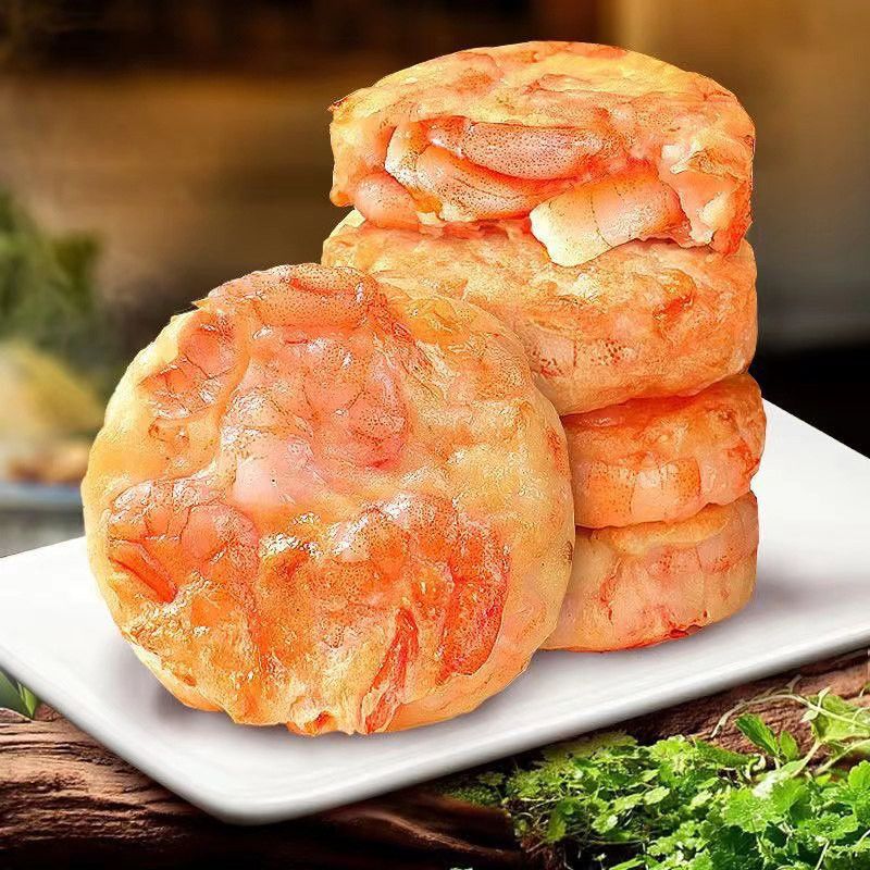 【营养丰富❗️低脂高蛋白】鳕鱼鲜虾饼香辣蔬菜即食优质蛋白有鱼有虾必备美食健康零食。jb