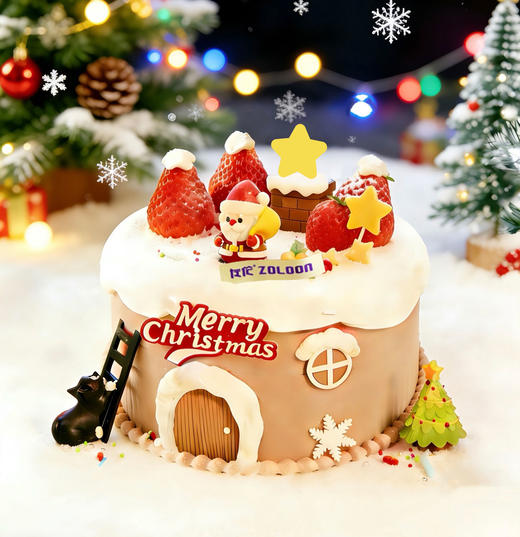 圣诞雪屋（巧克力草莓梦龙） 商品图0