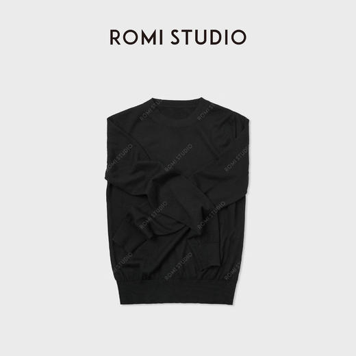 ROMI STUDIO“云感山羊绒”100%超细圆领套头羊绒毛衫RWCWST7100 商品图4