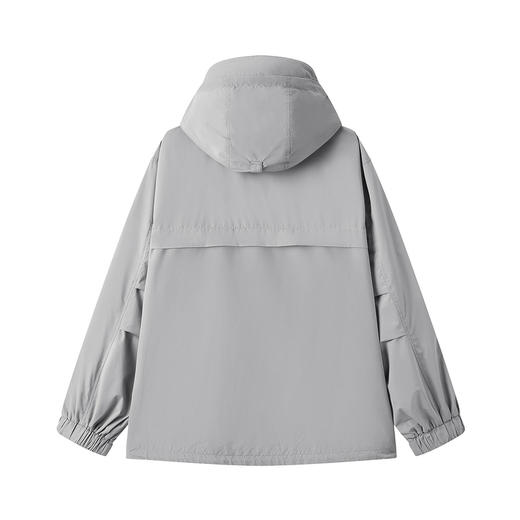 gxg.jeans男装  灰色简约休闲工装宽松连帽夹克外套 25年秋 商品图1