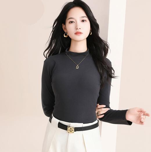 雪中飞7A抗菌羽绒羊绒蚕丝蛋白打底衫 双面磨绒 锁住温暖 8802 商品图4