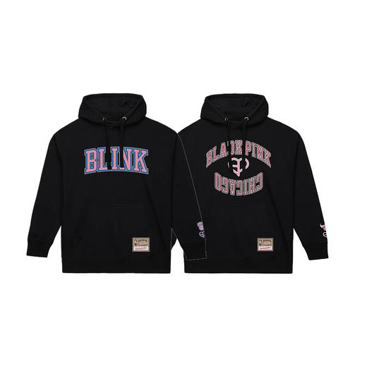 Mitchell&ness x BLACKPINK 联名芝加哥公牛/纽约尼克斯连帽卫衣 商品图0