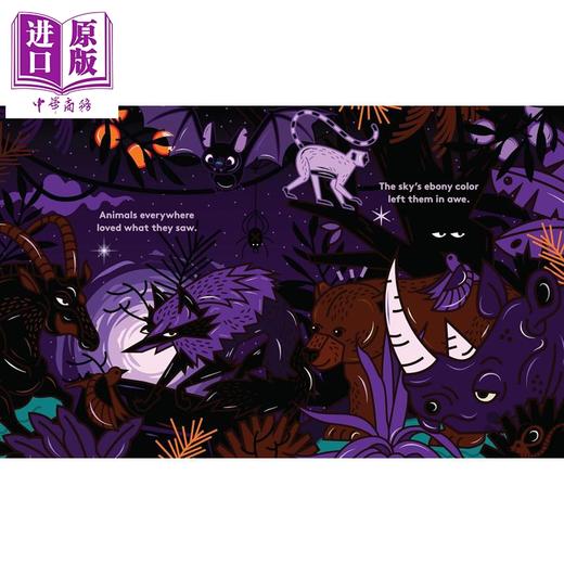 【中商原版】被黑夜拥抱 Hugged by the Night 英文原版 儿童绘本 亲子读物 舒缓的睡前故事 图画故事书 进口童书 精装 商品图1