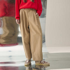 谜底松紧腰萝卜裤九分裤2026年春季新品亲肤舒适百搭女261MK0087