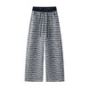 YM 2810条纹阔腿弯刀裤显瘦垂感直筒休闲裤 商品缩略图4