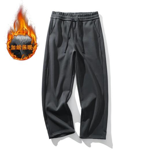 加绒卫裤 男士加绒垂感卫裤 商品图2