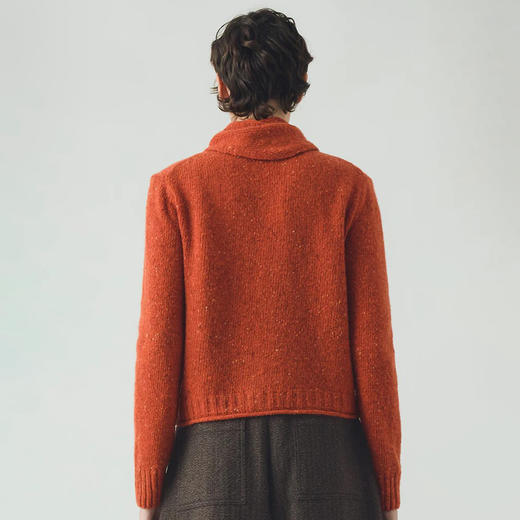 TOAST Donegal Merino Neckerchief Cardigan 女装美利奴羊毛开衫 商品图2