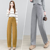 YM 2852加绒弯刀阔腿裤高腰宽松垂感休闲裤 商品缩略图2