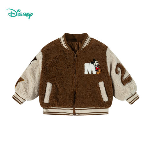 迪士尼男童羊羔绒上衣冬季加绒外套XD4DS056
 商品图4