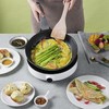 炊大皇（COOKER KING） 平底锅不粘锅麦饭石色煎锅煎盘煎蛋煎饺少油烟电磁炉明火套用 竹青石麦饭石色煎盘大V26CM 商品缩略图5