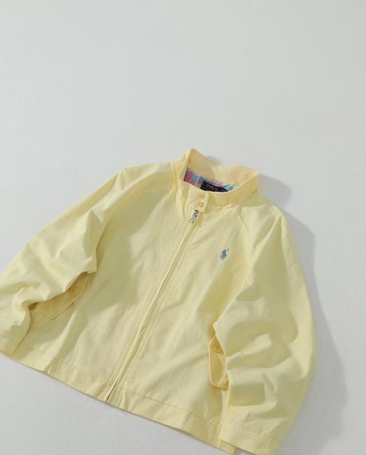 D120840美式复古小鸡黄翻领拉链设计夹克外套男女同款 商品图12
