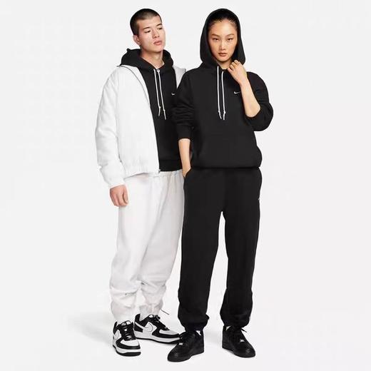 D120859加绒小logo刺绣小勾休闲潮流套头帽衫 商品图6