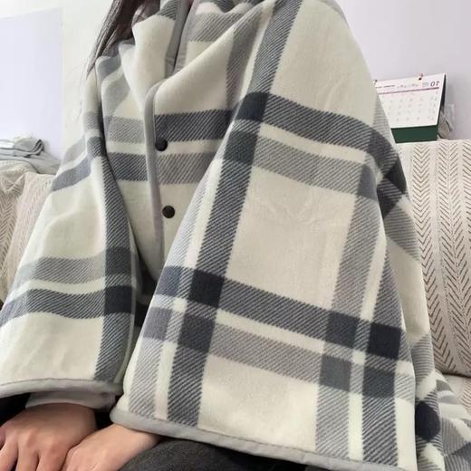 【仰姐同款 多功能毯】加倍生活 无印风多功能披肩 130cm/140cm可选 4色 居家旅行办公多功能毯 商品图4