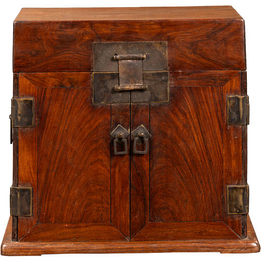 清	黄花梨满彻平顶官皮箱 商品图5