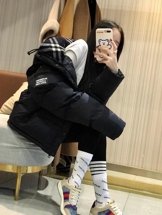 D120864秋冬新款可拆式衣袖连帽羽绒服周冬雨同款 商品图12