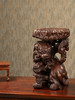 清	红木整挖瑞兽衔灵芝器座 商品缩略图0