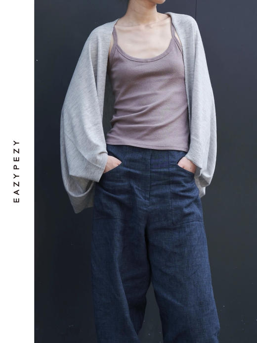 精纺羊绒针织多用围巾披肩 商品图1