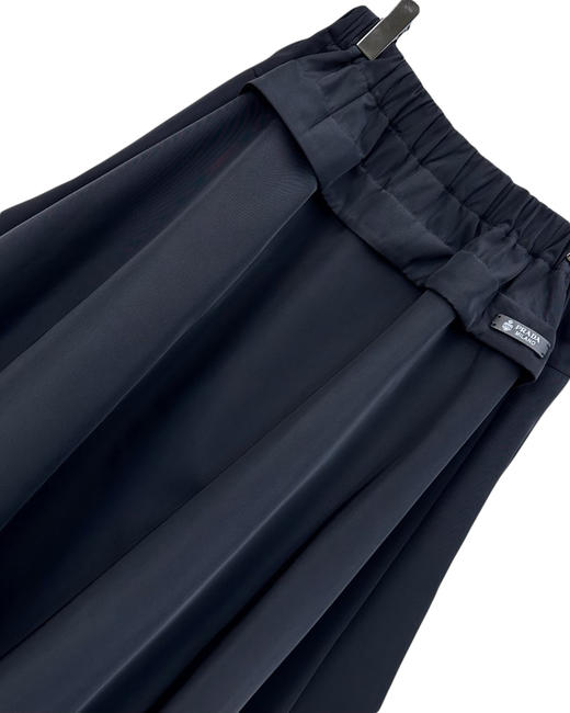 女款尼龙腰带中长半裙 可配套装he020 商品图2