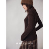 UMILAB｜织柔*山羊绒醋酸混纺 亲肤保暖假两件层次感长袖T恤T781W 商品缩略图3
