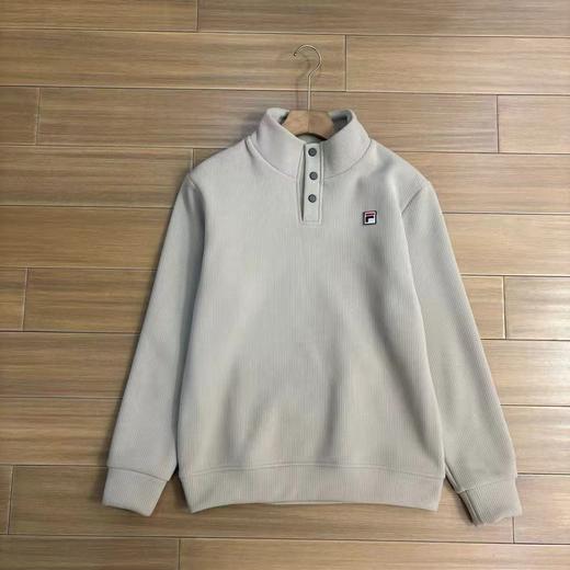 D120808加绒加厚一体绒卫衣半高领防风保暖男士打底衫 商品图3