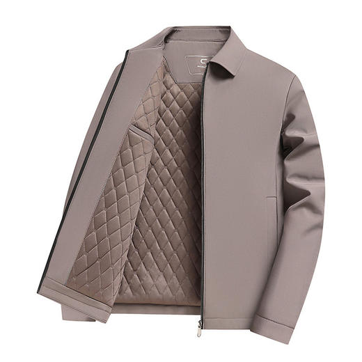 男士商务棉服冬装夹克外套中老年加厚保暖爸爸装棉衣男 商品图3